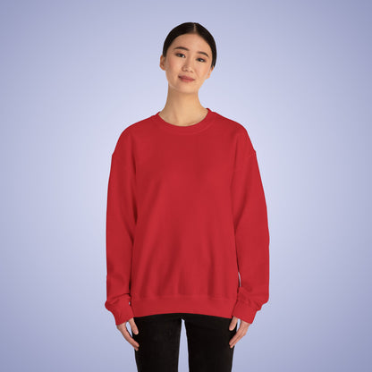 Blank Red Unisex Crewneck Sweatshirt