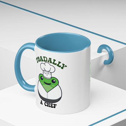 Toadally a Chef Frog Lover Gift Coffee Mug Ceramic
