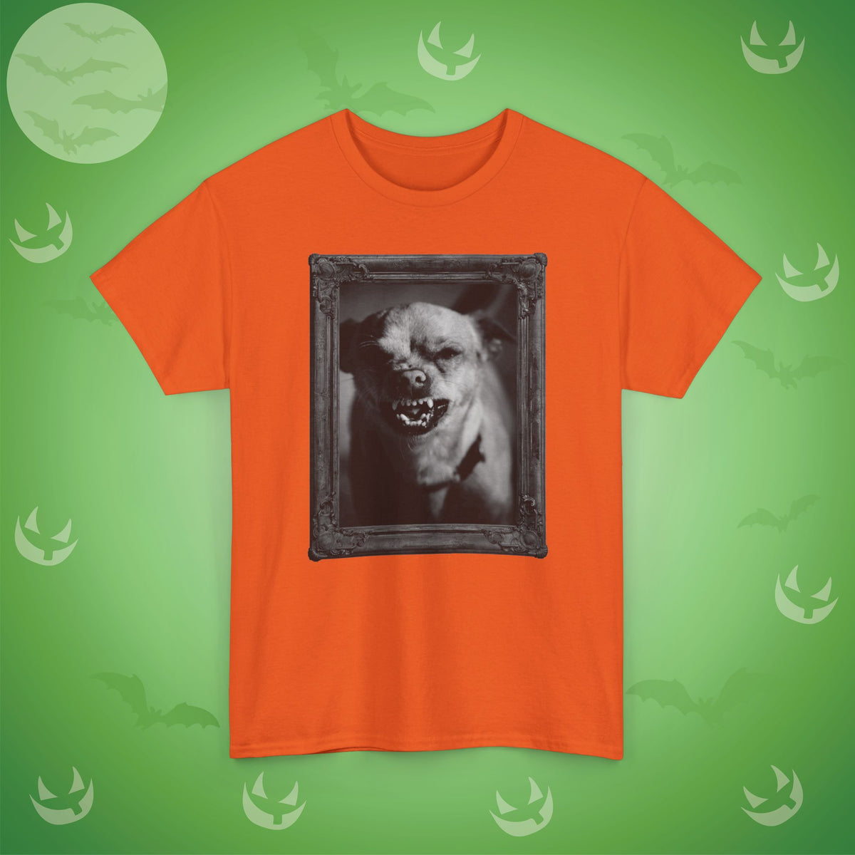 Angry Dog Spooky Halloween T-Shirt | Photographic Design