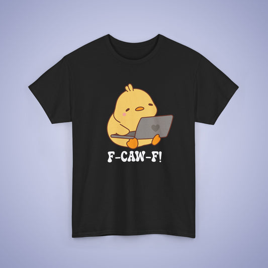 Gaming Laptop F CAW F White Cute Funny Chick Unisex Chicken T Shirt