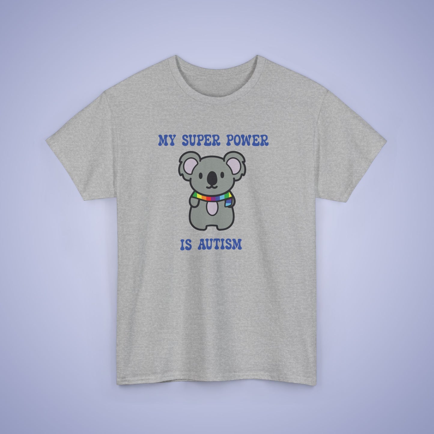 Koala Neurodiversity Graphic My Super Power is Autism Awareness Unisex T Shirt