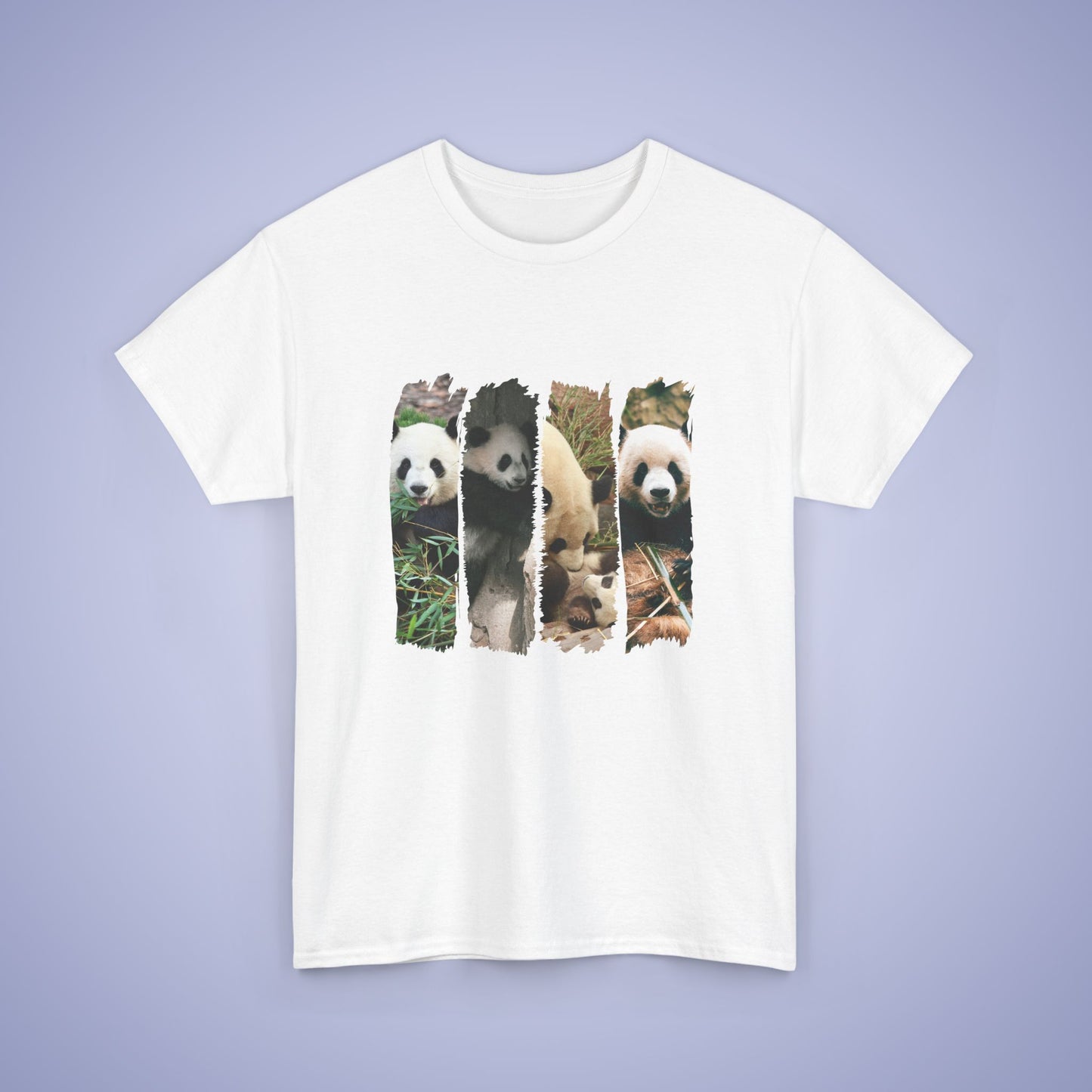 Panda Lover Paint Brush Stroke Photographic Unisex Oversized T Shirt