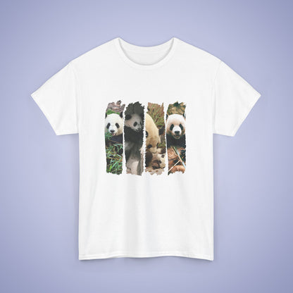 Panda Lover Paint Brush Stroke Photographic Unisex Oversized T Shirt