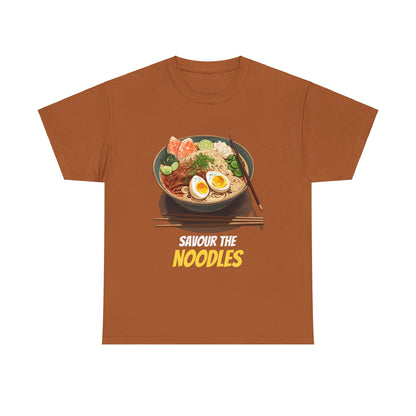 Savour the Noodles and its Yumminess Anime Noodles T-shirt