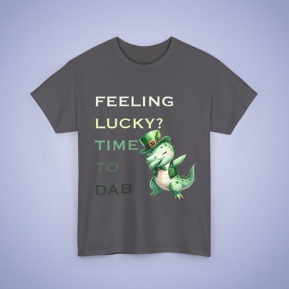 Feeling Lucky? Dinosaur Time to Dab Unisex T-Shirt