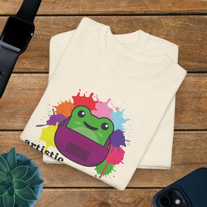 Artistic Hopspression Graphic Tee Frog Lover Artist Unisex T Shirt