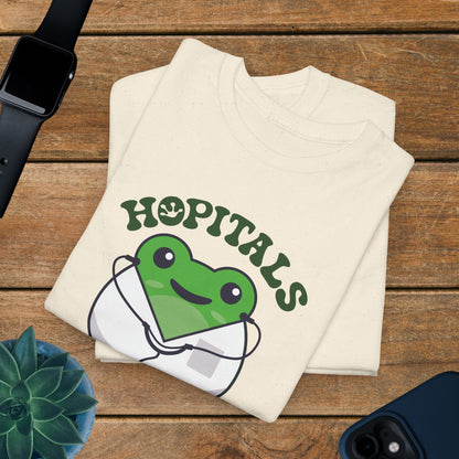 Hopitals Hottest Doctor Gift Graphic Tee Frog Lover Funny Unisex T Shirt
