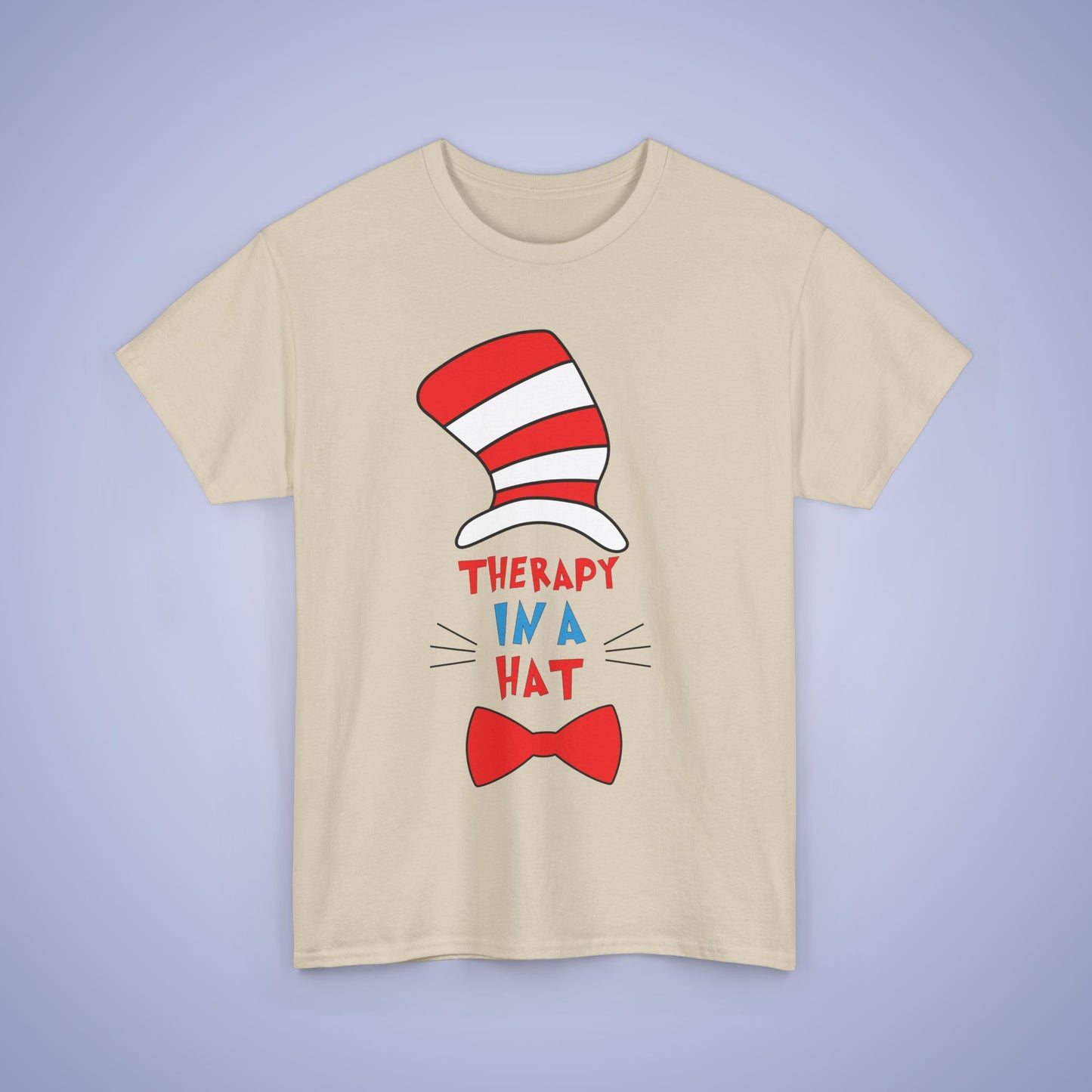 Therapy in a Hat Unisex Oversized T Shirt
