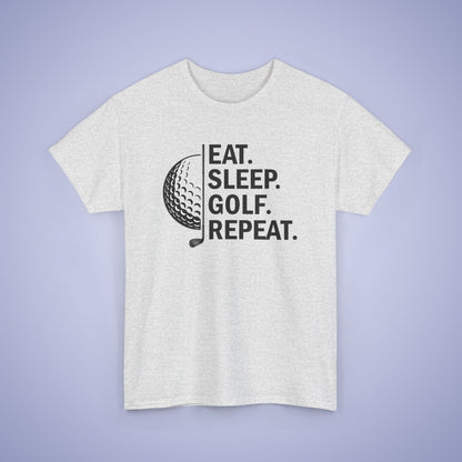 Eat Sleep Golf Repeat Unisex T Shirt