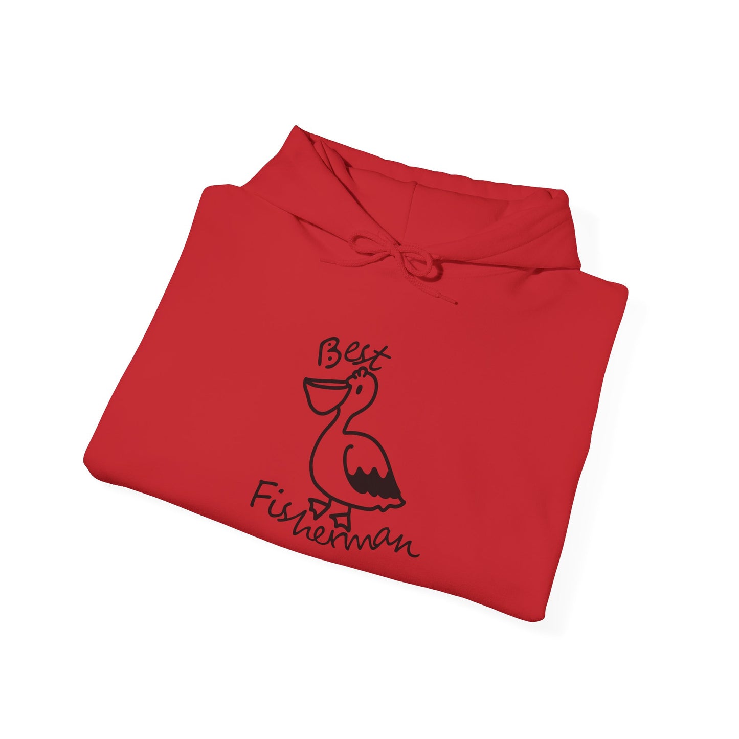 Best Fisherman Cute Pelican Bogan's Design Hoodie Sweatshirt