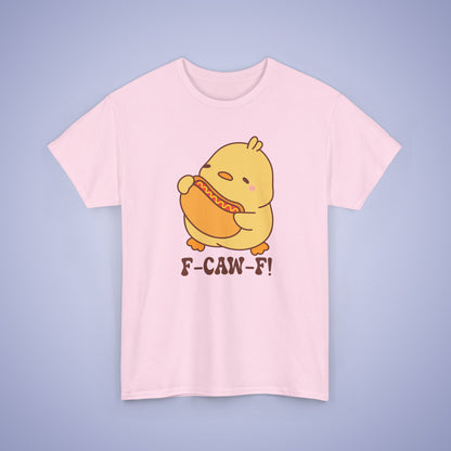 Hot Dog Lover F CAW F Cute Funny Chick Unisex Chicken T Shirt