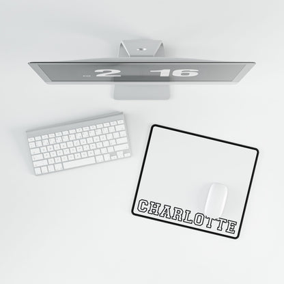 University Style Personalized Name XXXXL White Mouse Pad