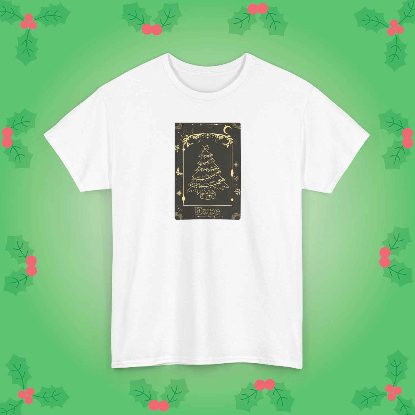 Christmas Tree Hope Tarot Card Lover Unisex T Shirt