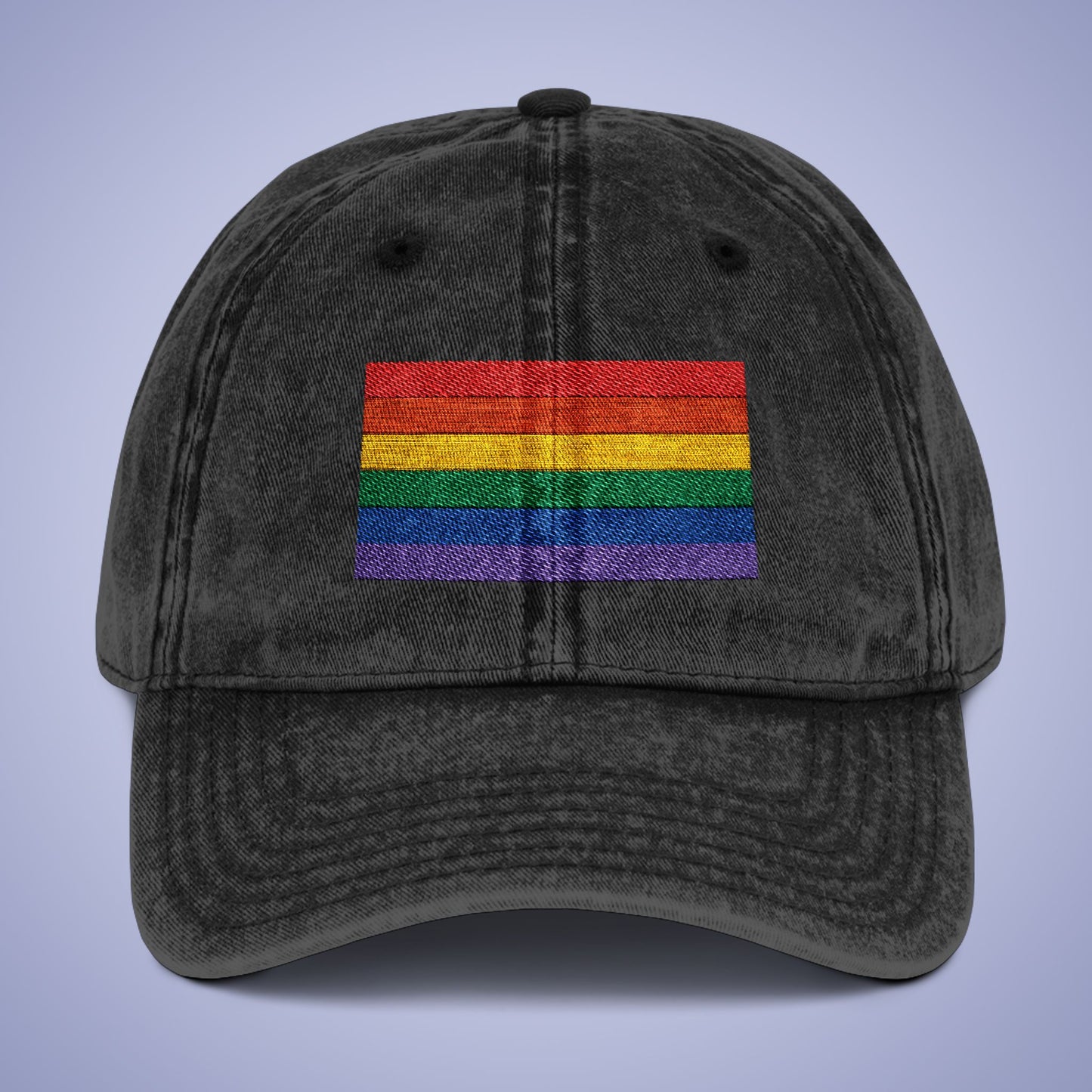 Vintage Pride Month Cap - Comfortable Embroidered Cap