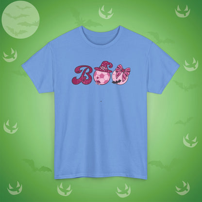 Soccer BOO T-Shirt | Girly Coquette Halloween Design