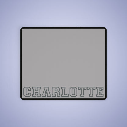 University Style Personalized Name XXXXL Light Grey Mouse Pad