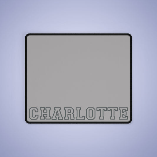 University Style Personalized Name XXXXL Light Grey Mouse Pad