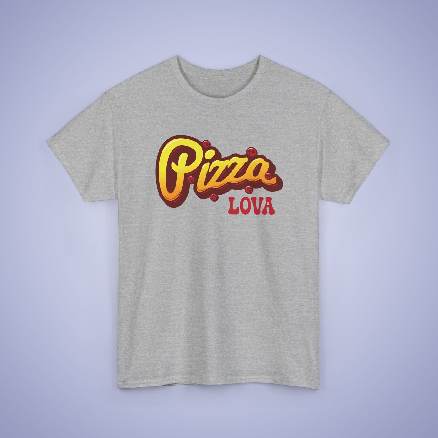 Pizza Lova Graphic Art Pepperoni Pizza Lover Funny T Shirt