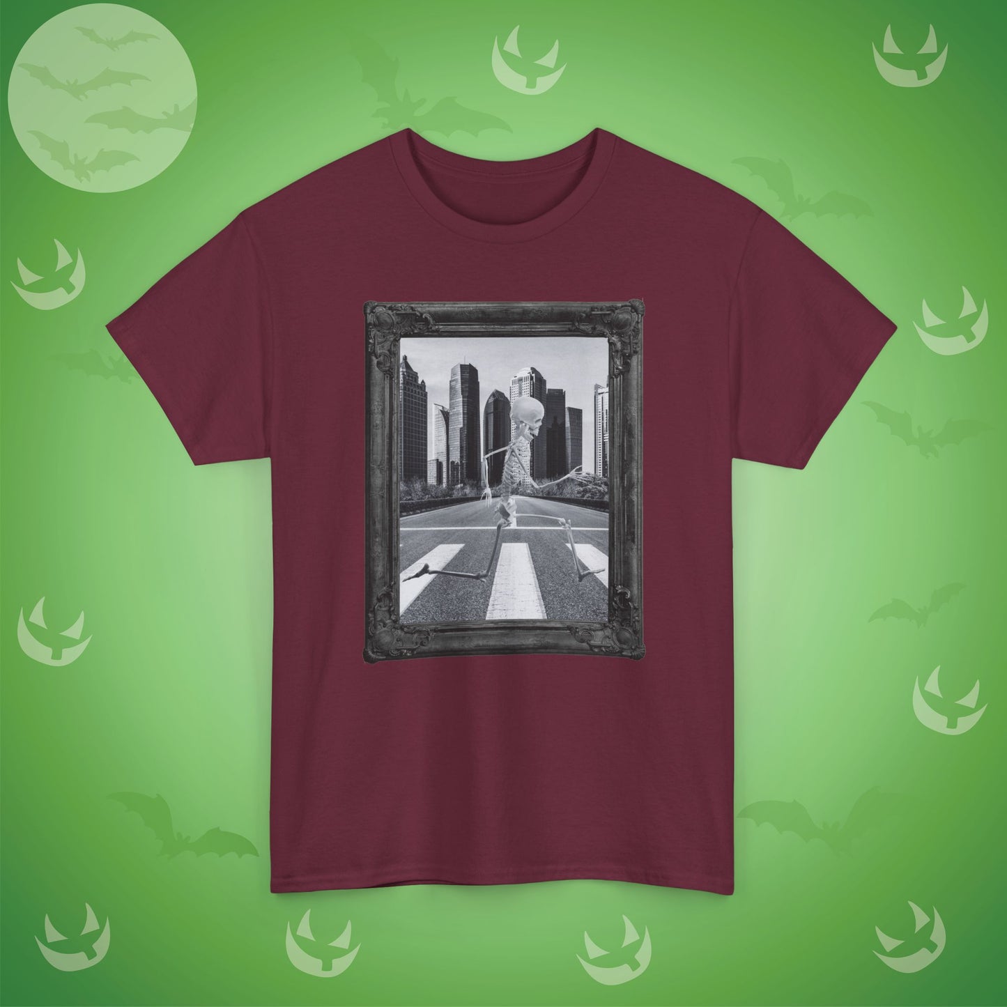 Skeleton Bolts It Halloween T-Shirt | Spooky Skeleton Photographic Design