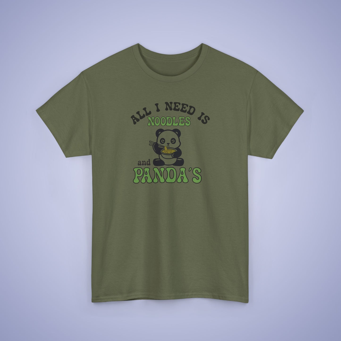 All I Need is Noodles and Panda's National Panda Day Unisex T Shirt