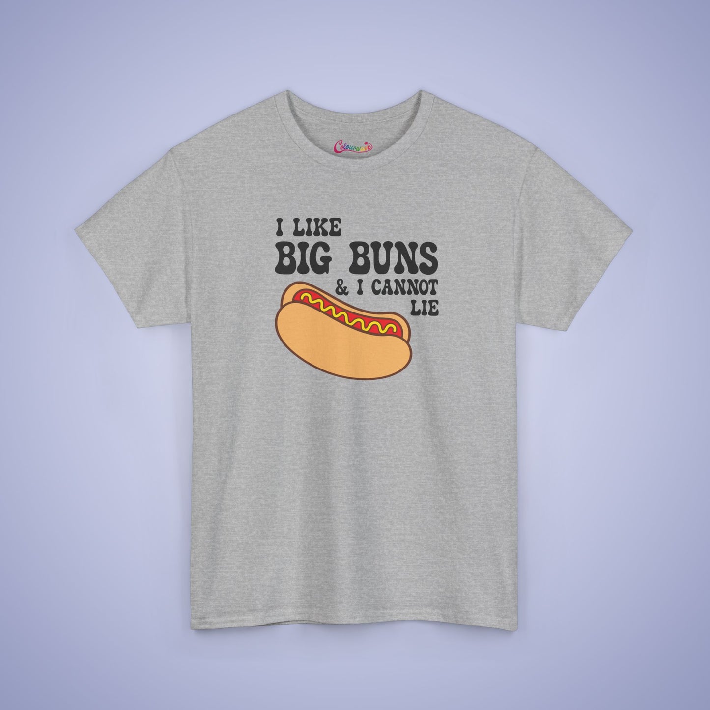 I like Big Buns and I Cannot Lie Funny Hot Dog T-Shirt | Hot Dog Lover Gift Black