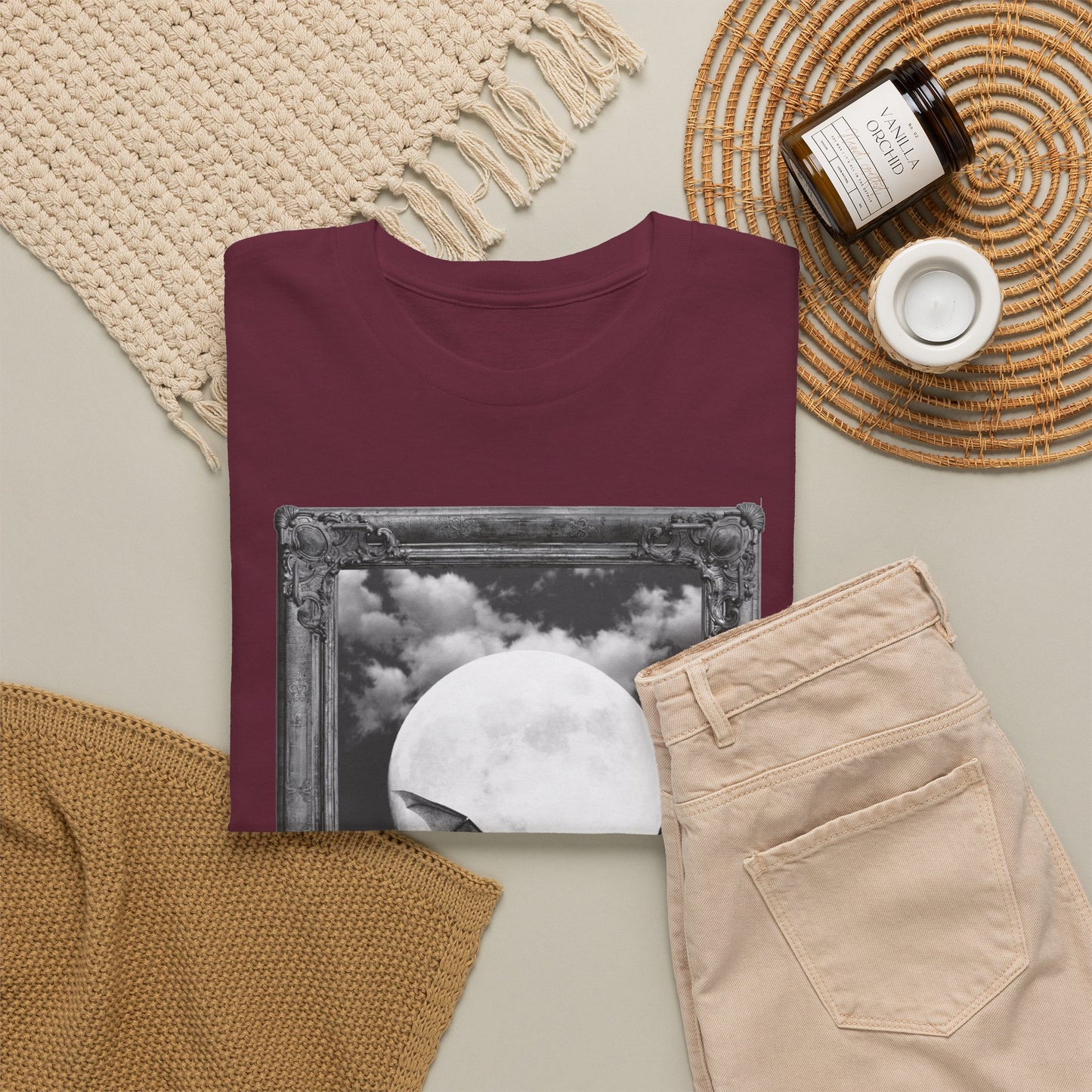 Bat Moon Spooky Halloween T-Shirt | Photographic Design