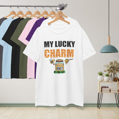 My Lucky Charm Sweet As Honey Funny St Patrick's Day Bee Lover Design Unisex T Shirt