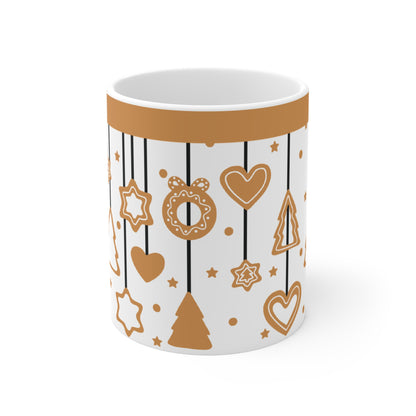 Gingerbread Ornaments Christmas Cookies Hot Chocolate Coffee Mug