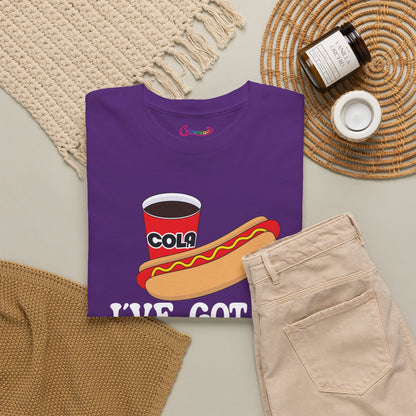I've Got a Dog in Me Funny Hot Dog T-Shirt | Hot Dog Lover Gift White