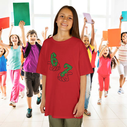 Holly Christmas 67 Tee Fun Trending Kids Cotton T Shirt Six Seven Youth