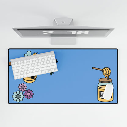 Sweet As Honey Desk Mat Bee Lover Gift Office Pad Medium & Large