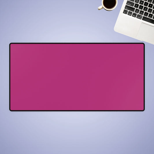 Hot Pink Desk Mat Minimalist Office Teacher Decor Gift Nedium & Large