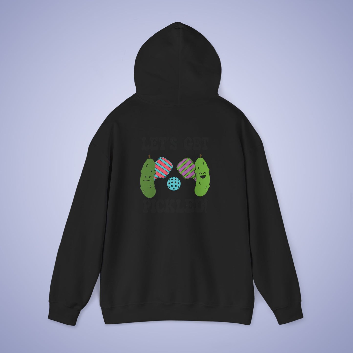 Lets Get Pickled Funny Pickleball Lover Drinking Gift Hoodie Graphic Design Sweatshirt
