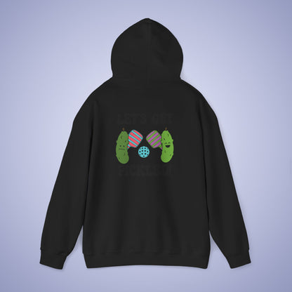 Lets Get Pickled Funny Pickleball Lover Drinking Gift Hoodie Graphic Design Sweatshirt