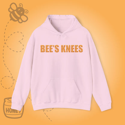 Bees Knees Sweet As Honey Honeycomb Word Art Design Hoodie Sweatshirt