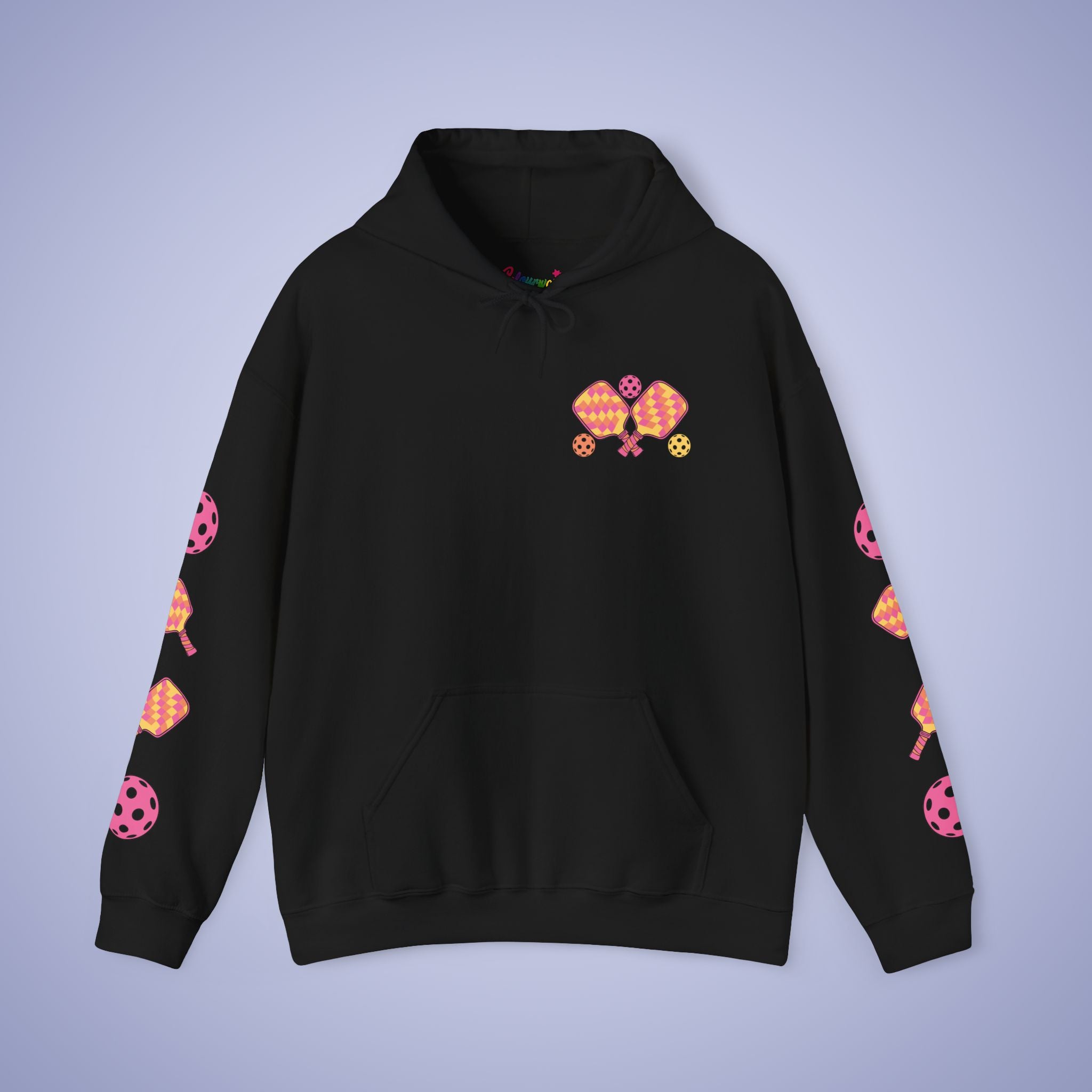 Diagnosed with a Chronic Dinking Disorder Pickleball Hoodie | Funny Pickleball Lover Gift Dark Version