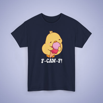 Pink Ice Cream Lover F CAW F White Cute Funny Chick Unisex Chicken T Shirt