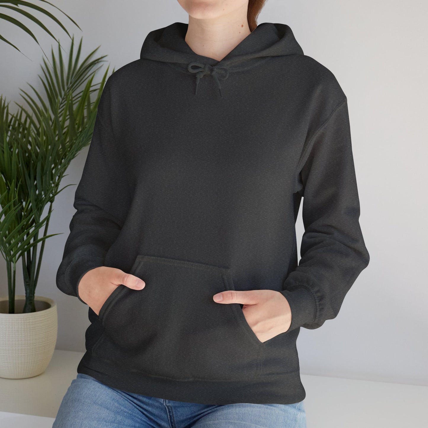 Blank Dark Grey Oversized Hoodie Unisex