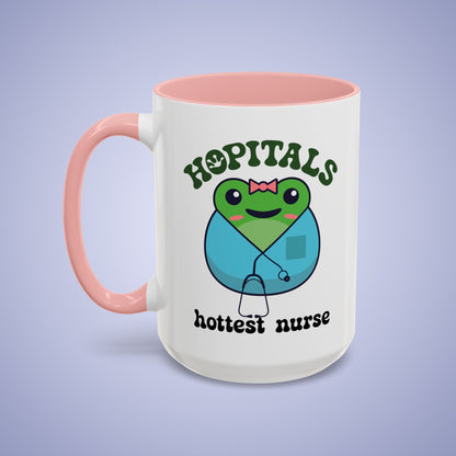 Hopitals Hottest Nurse Frog Lover Gift Coffee Mug Ceramic