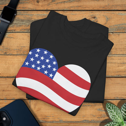 American Heart 250 Years of Freedom USA Celebration Unisex T Shirt