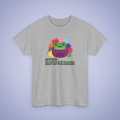 Artistic Hopspression Graphic Tee Frog Lover Artist Unisex T Shirt