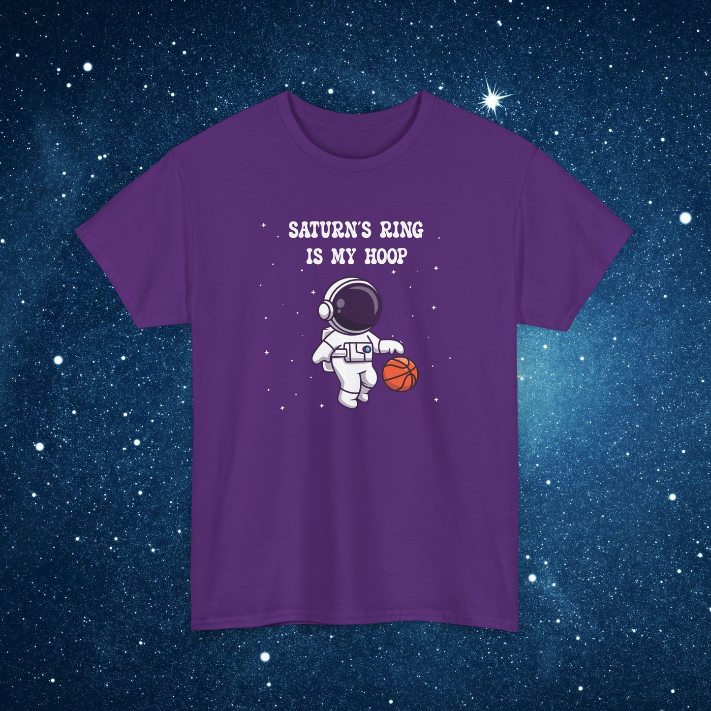 Saturns Ring is my Hoop National Astronaut Day Unisex Graphic T Shirt