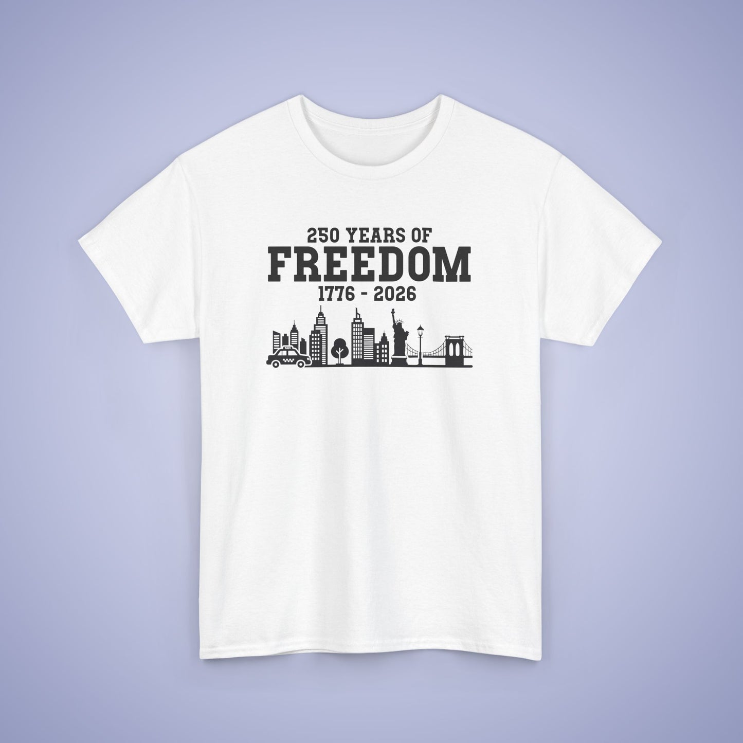 250 Years of Freedom Silhouette Style USA Celebration Unisex T Shirt