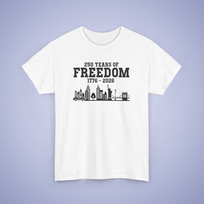 250 Years of Freedom Silhouette Style USA Celebration Unisex T Shirt