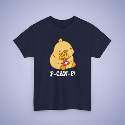 Chip Lover F CAW F White Cute Funny Chick Unisex Chicken T Shirt