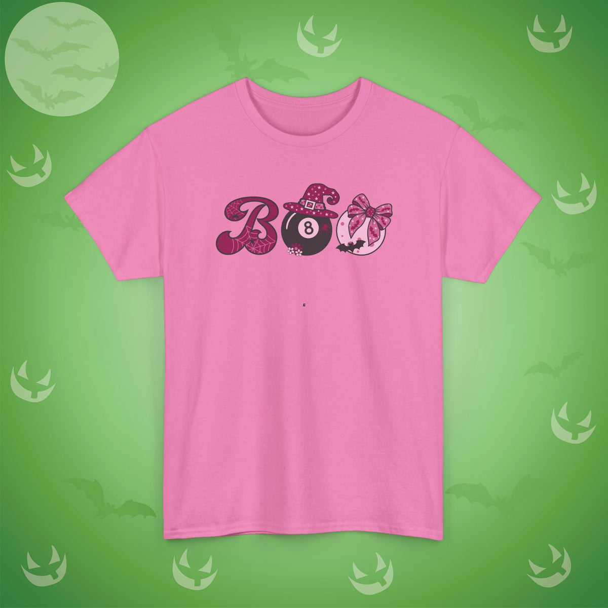 Snooker Pool BOO T-Shirt | Girly Coquette Halloween Design