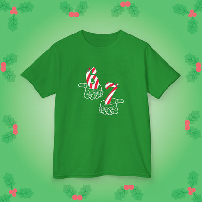 Candy Cane Christmas 67 Tee Fun Trending Kids Cotton T Shirt Six Seven Youth