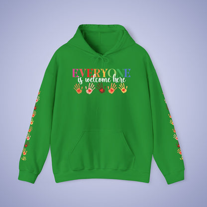 Everyone is Welcome Here Unisex Hoodie