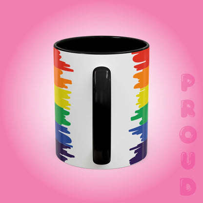 Pride Paint Style Coffee Mug