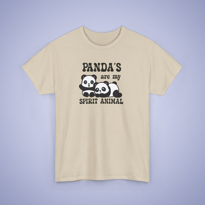 Panda's Are My Spirit Animal National Panda Day Unisex T Shirt